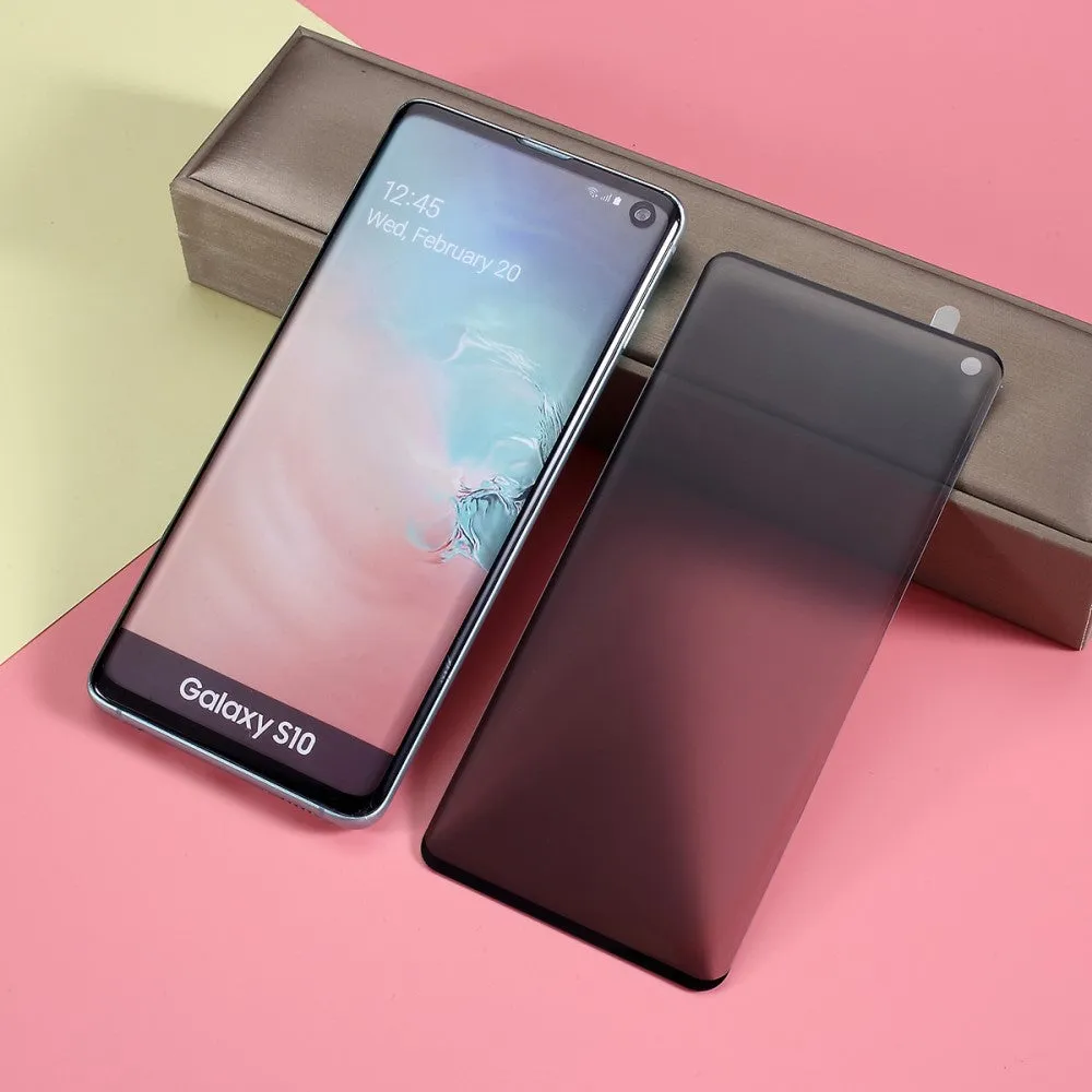Samsung Galaxy S10 Privacy Full Screen Armored Glass Display Full-Screen (Anti-Spy)