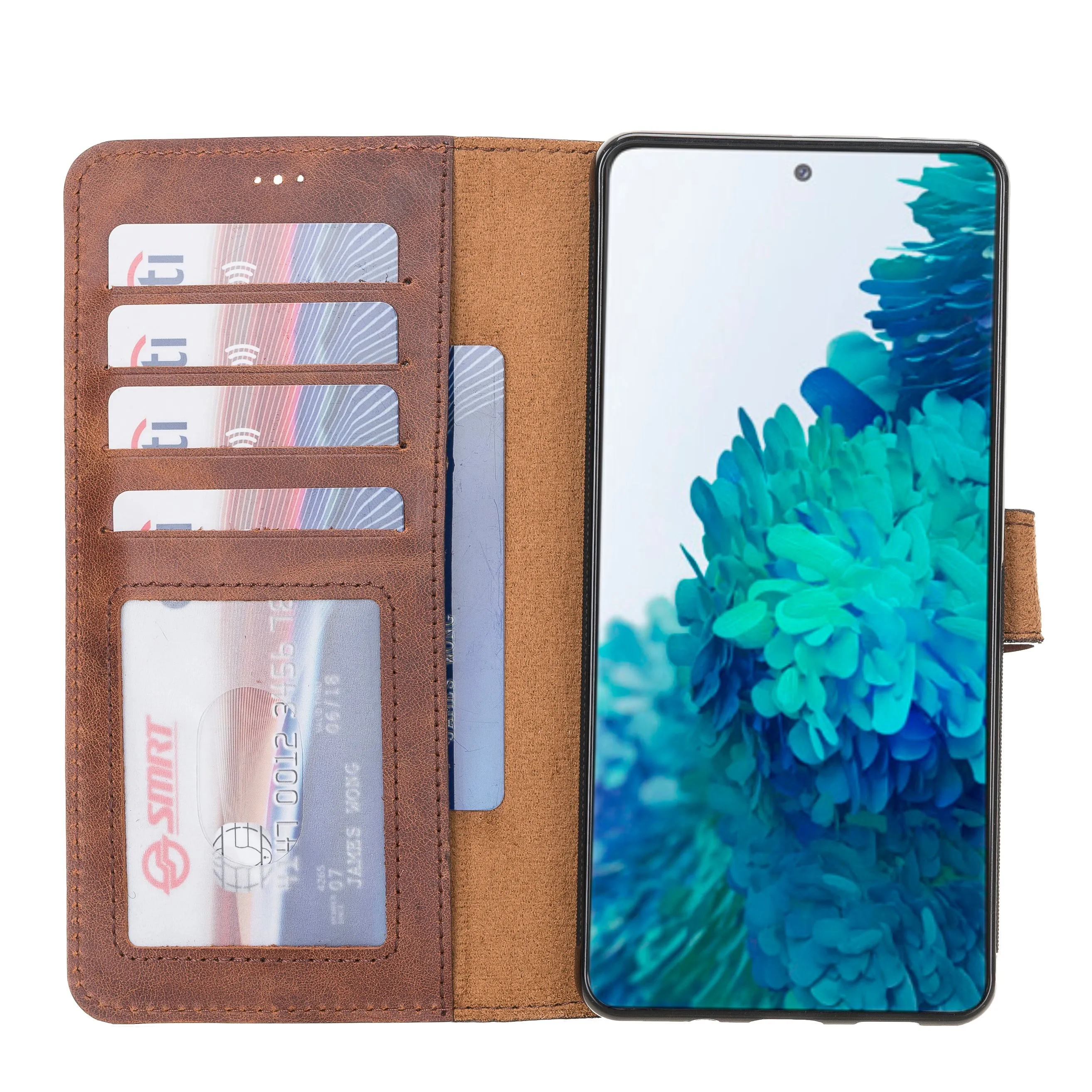 Samsung Galaxy S20 FE Magnetic Detachable Leather Wallet Case