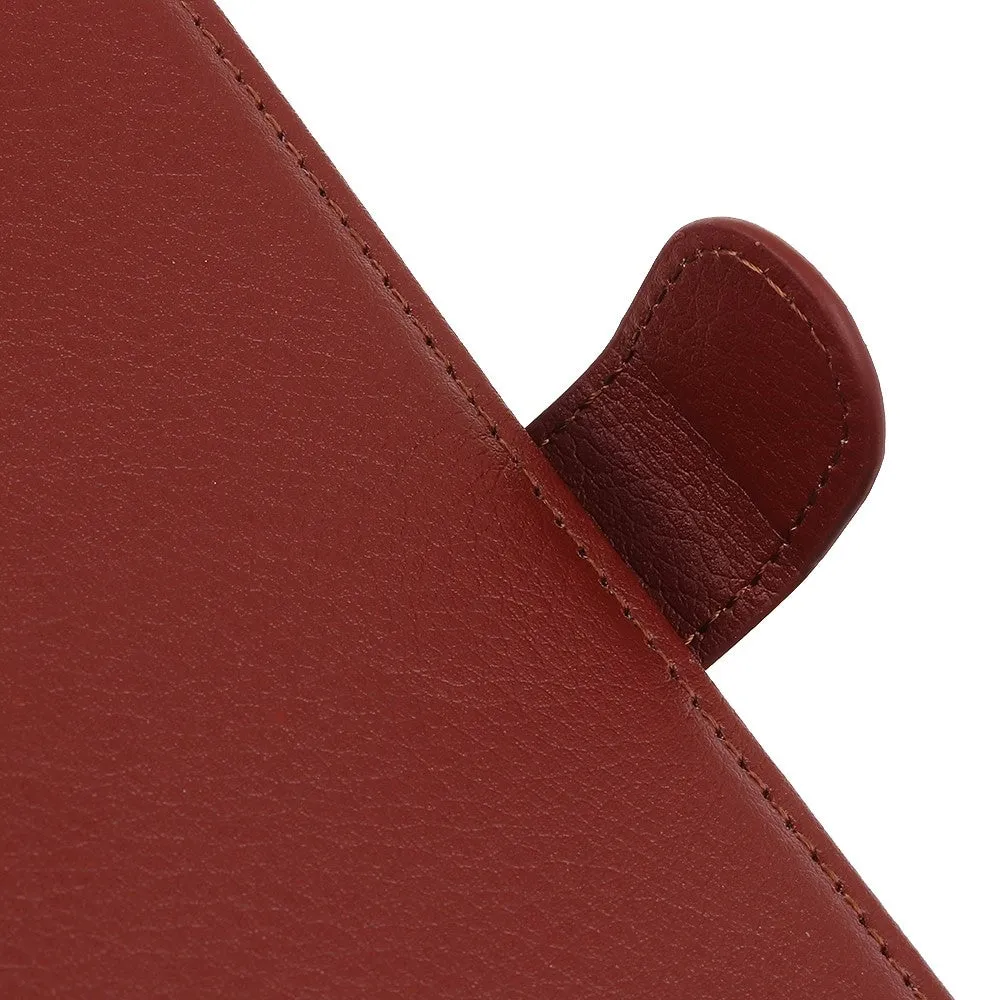 Samsung Galaxy S20 FE / S20 FE 5G Leather Case Flip Cover Litchi Look - Brown