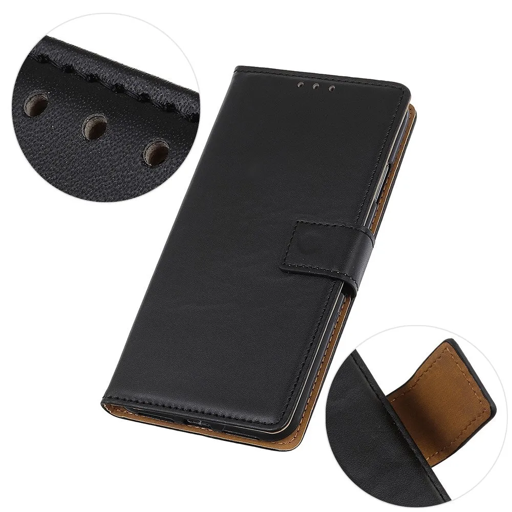 Samsung Galaxy S20 FE / S20 FE 5G Leather Case Flip Cover with Card Slots - Black