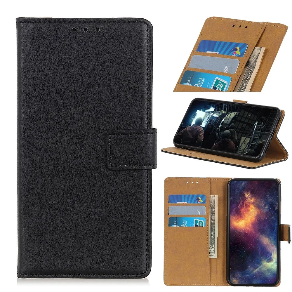Samsung Galaxy S20 FE / S20 FE 5G Leather Case Flip Cover with Card Slots - Black