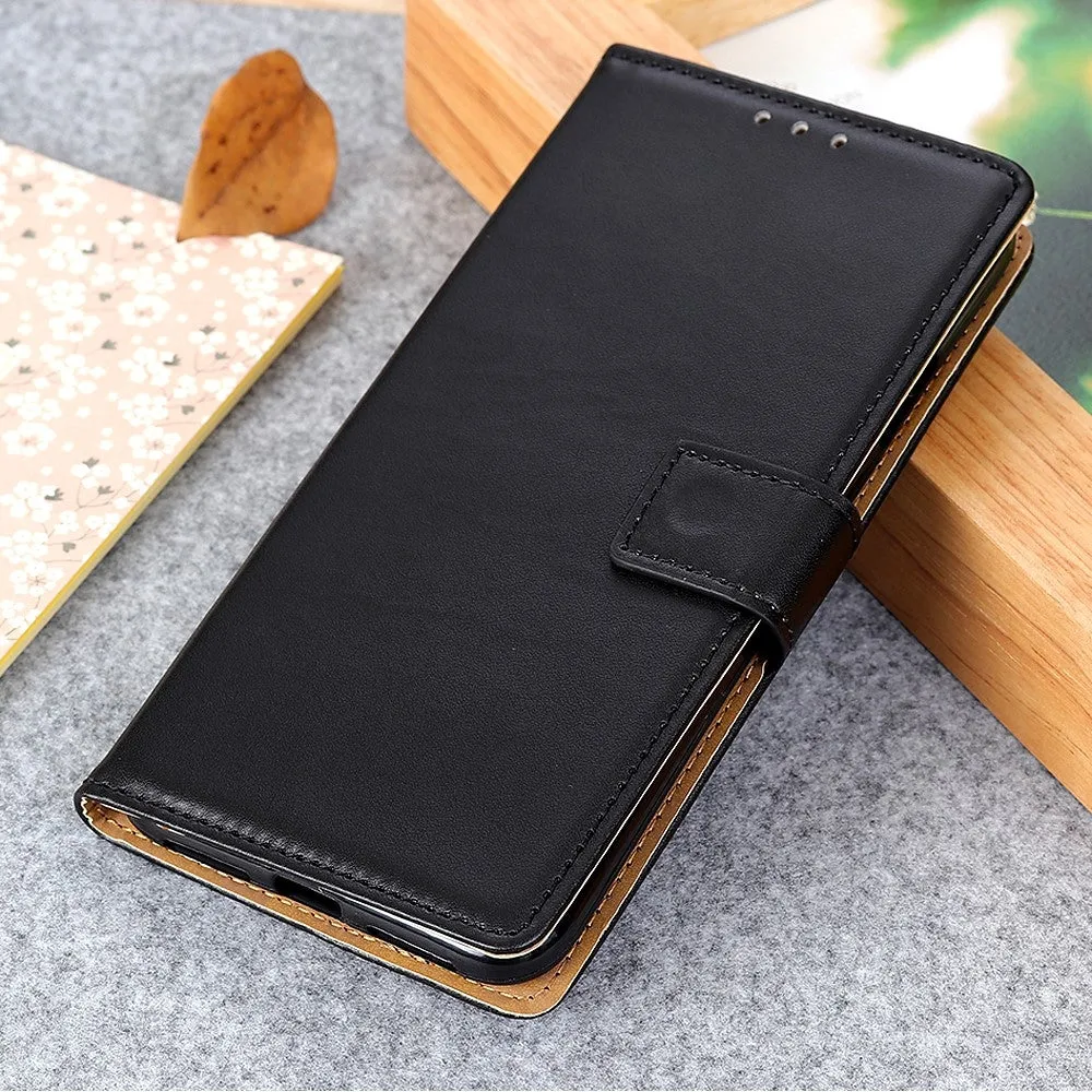 Samsung Galaxy S20 FE / S20 FE 5G Leather Case Flip Cover with Card Slots - Black