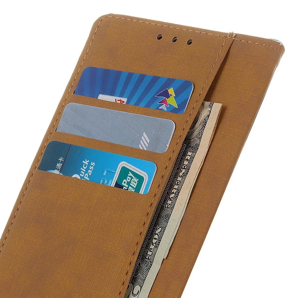 Samsung Galaxy S20 FE / S20 FE 5G Leather Case Flip Cover with Card Slots - Black