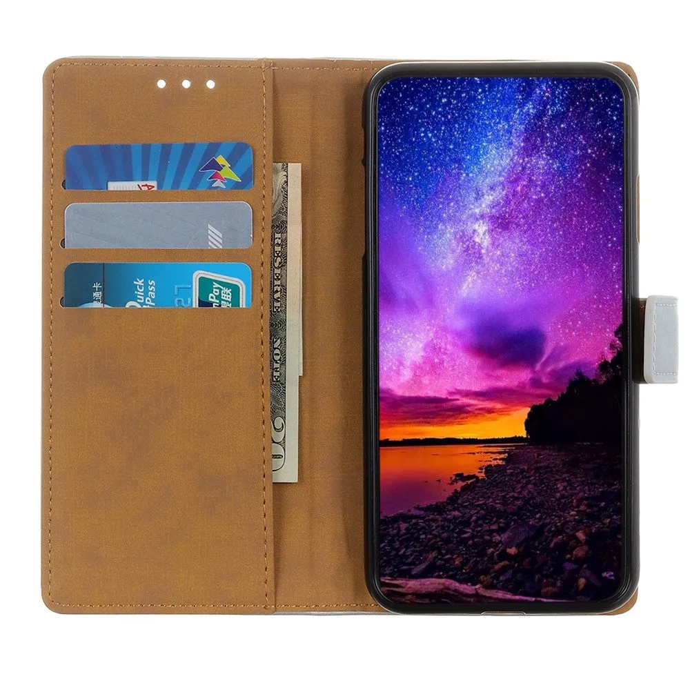 Samsung Galaxy S20 FE / S20 FE 5G Leather Case Flip Cover with Card Slots - Black