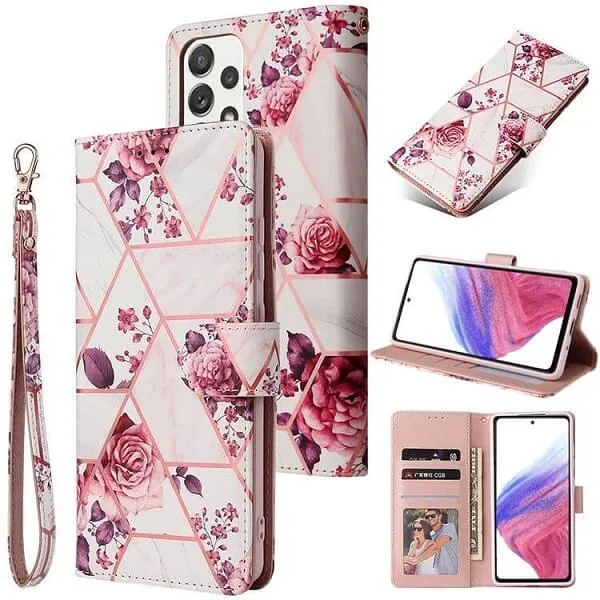 Samsung Galaxy S22 5G SupRShield Marvel Wallet Leather Card Holder Flip Protective Shockproof Magnetic Case Cover
