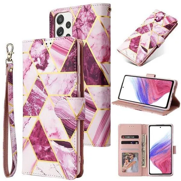 Samsung Galaxy S22 5G SupRShield Marvel Wallet Leather Card Holder Flip Protective Shockproof Magnetic Case Cover