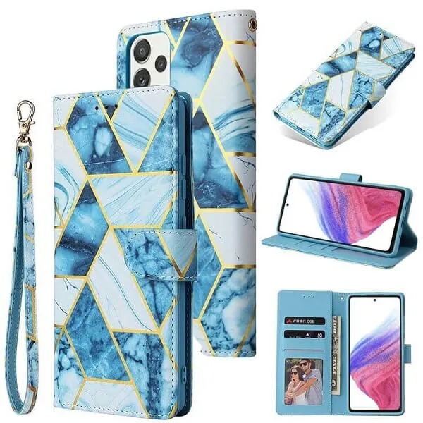 Samsung Galaxy S22 5G SupRShield Marvel Wallet Leather Card Holder Flip Protective Shockproof Magnetic Case Cover
