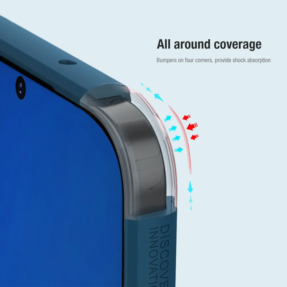 Samsung Galaxy S22 Case | Super Frosted Shield Pro Hard Back Phone Cover | Blue