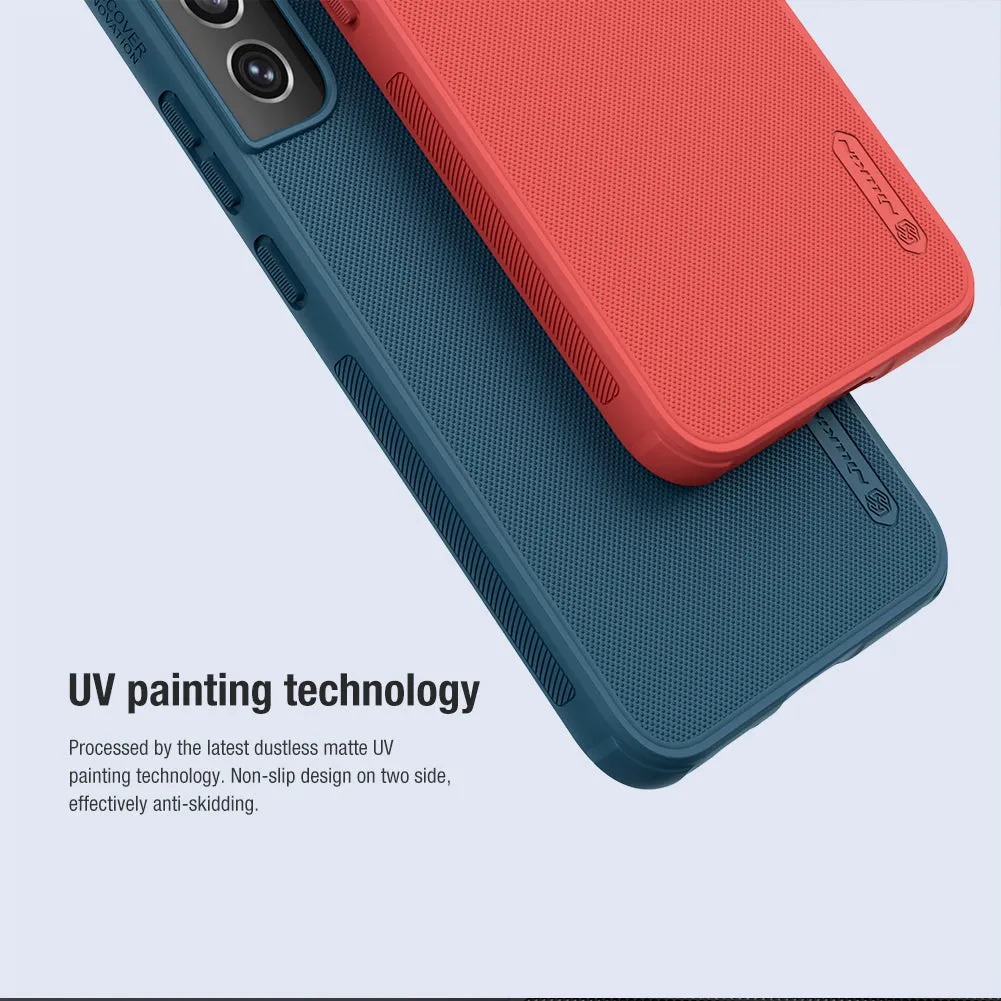 Samsung Galaxy S22 Case | Super Frosted Shield Pro Hard Back Phone Cover | Blue