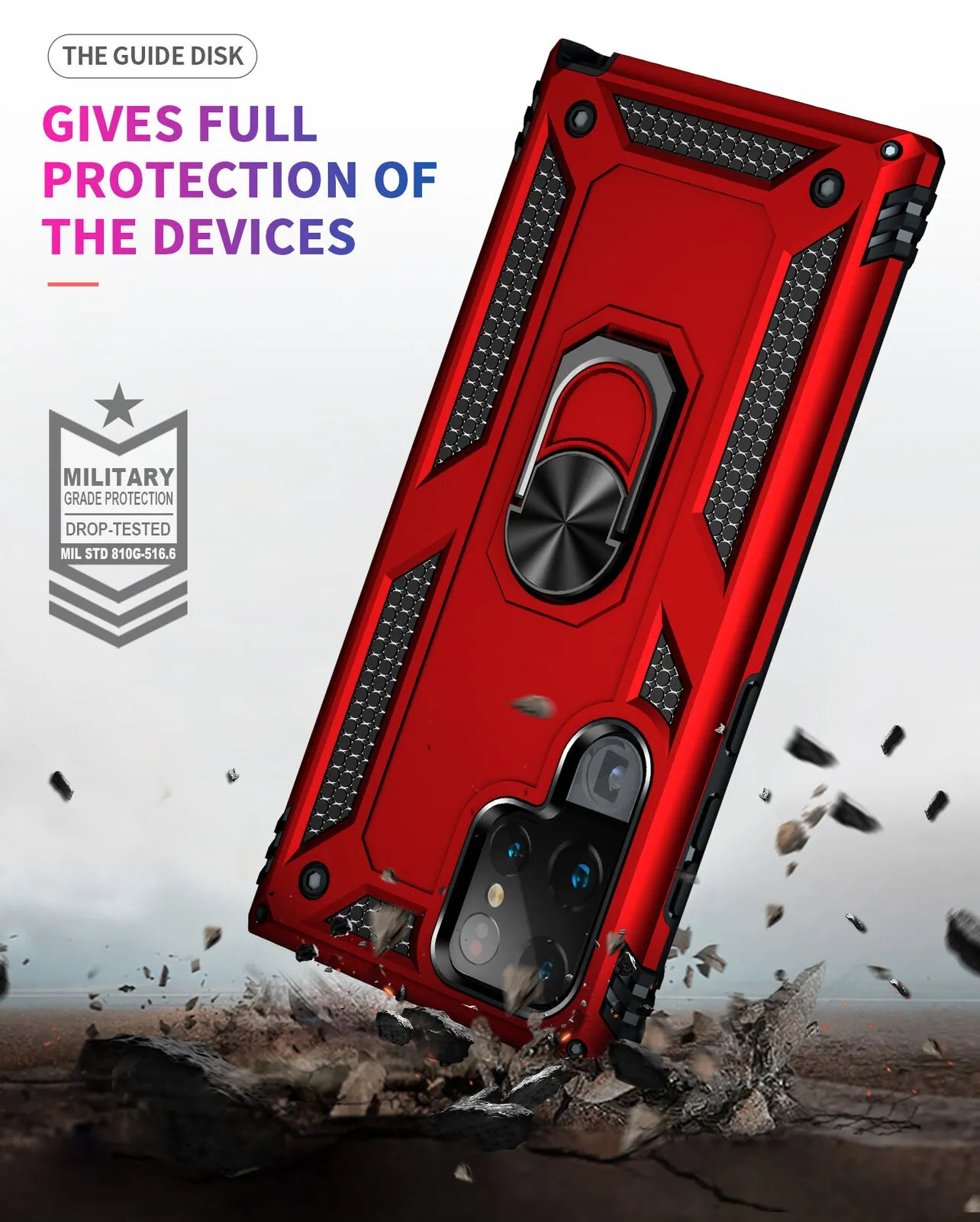 Samsung Galaxy S22 Plus 5G Case Magnetic Ring Holder Rugged Shockproof Kick Stand Case Heavy Duty Protective S22  Back Cover