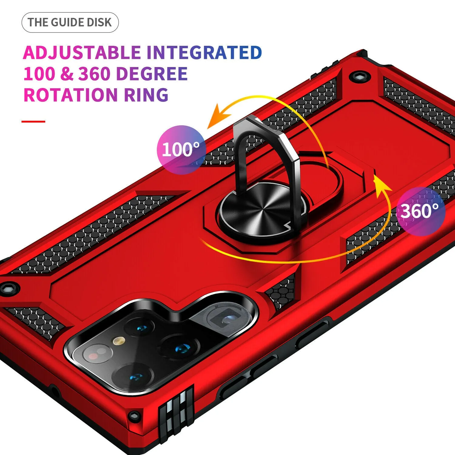 Samsung Galaxy S22 Plus 5G Case Magnetic Ring Holder Rugged Shockproof Kick Stand Case Heavy Duty Protective S22  Back Cover
