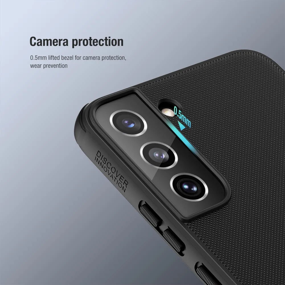 Samsung Galaxy S22 Plus Case | Super Frosted Shield Pro Hard Back Phone Cover | Black
