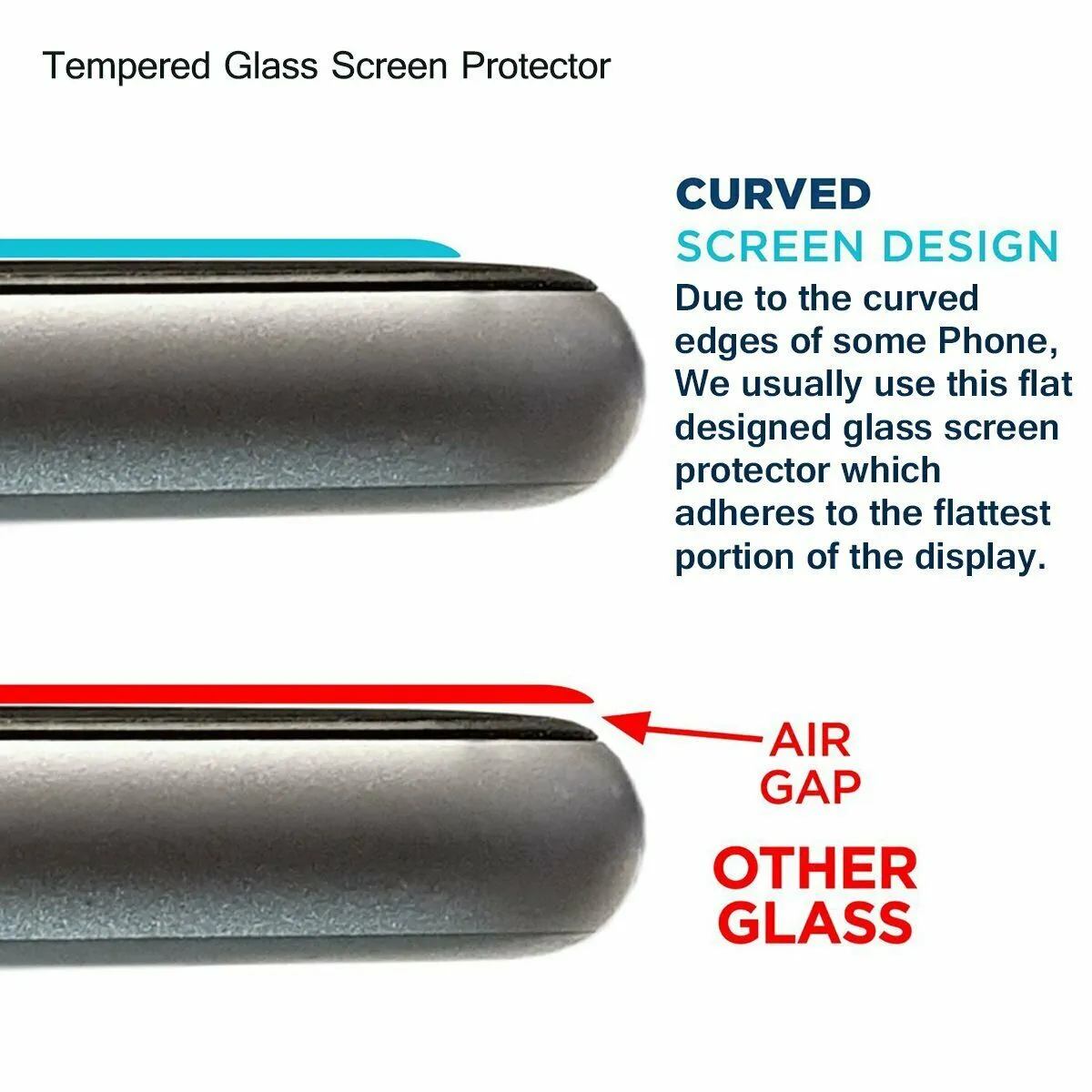 Samsung Galaxy S22 Plus Full Coverage Tempered Glass Screen Protector Film Guard (2 Pack)