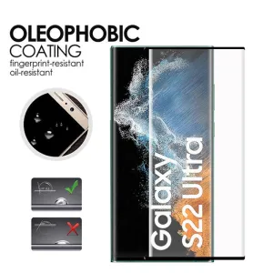 Samsung Galaxy S22 Plus Full Coverage Tempered Glass Screen Protector Film Guard (2 Pack)