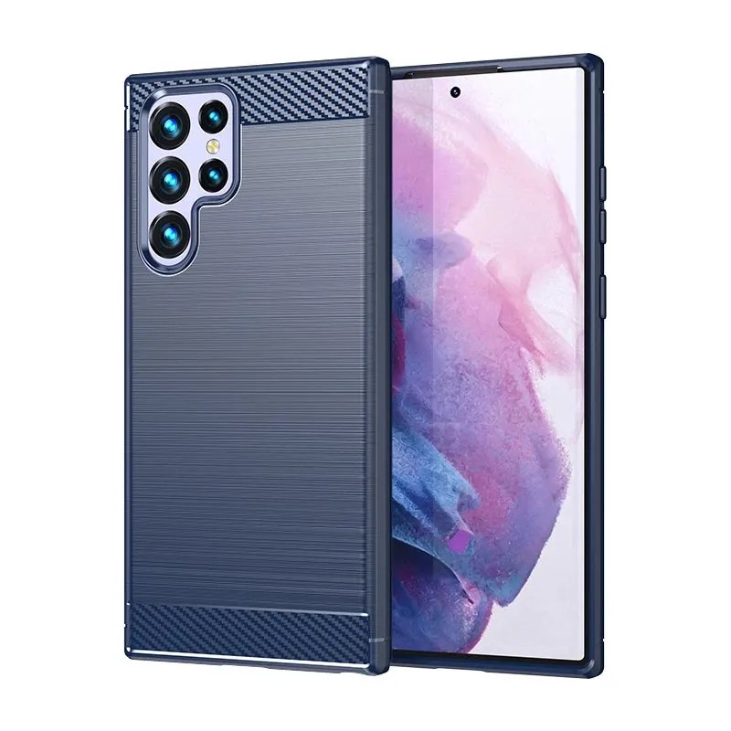 Samsung Galaxy S22, S22 Plus, S22 Ultra Carbon Fiber Phone Case