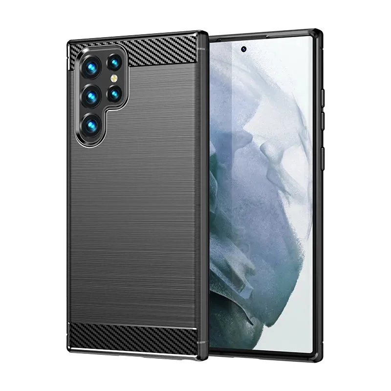 Samsung Galaxy S22, S22 Plus, S22 Ultra Carbon Fiber Phone Case