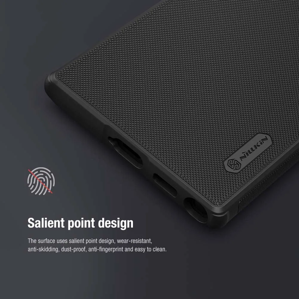 Samsung Galaxy S22 Ultra 5G Case | Super Frosted Shield Pro Hard Back Phone Cover | Black