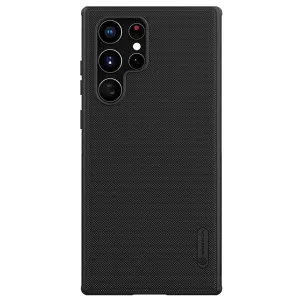 Samsung Galaxy S22 Ultra 5G Case | Super Frosted Shield Pro Hard Back Phone Cover | Black