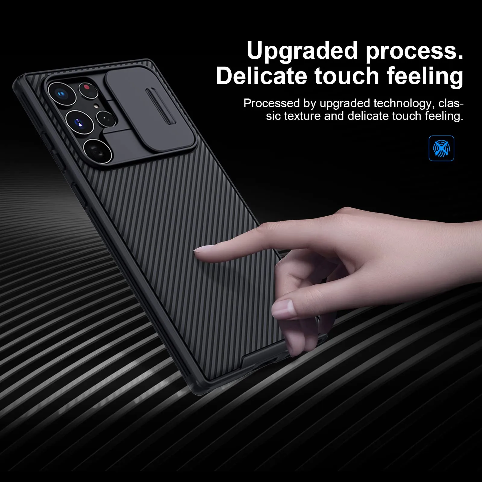 Samsung Galaxy S22 Ultra Case | CamShield Pro Phone Cover | Black