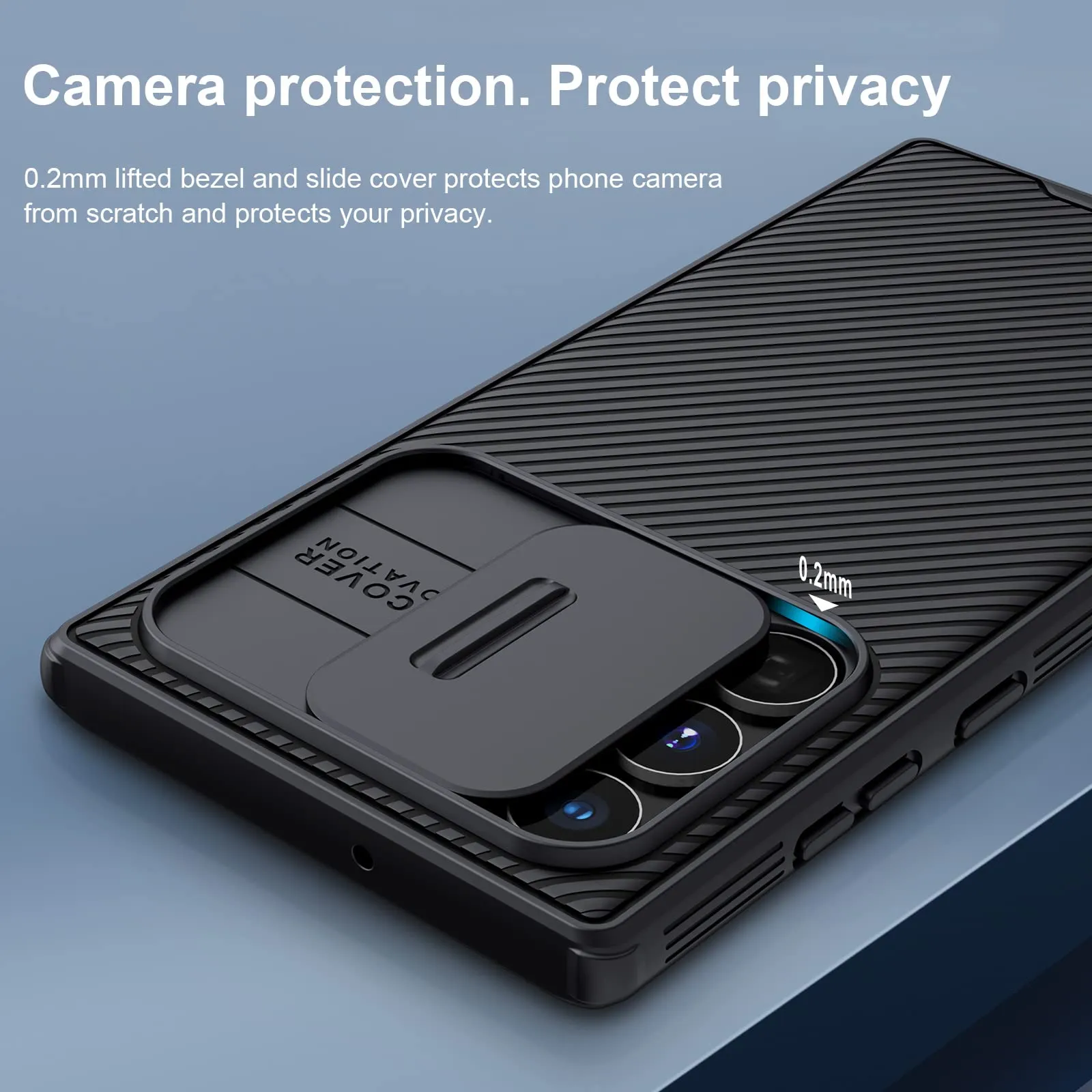 Samsung Galaxy S22 Ultra Case | CamShield Pro Phone Cover | Black