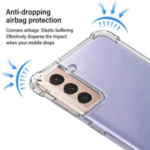 Samsung Galaxy S23 5G Clear Case Shockproof Tough Gel Transparent Air Cushion Heavy Duty Phone Back Cover (Crystal Clear)