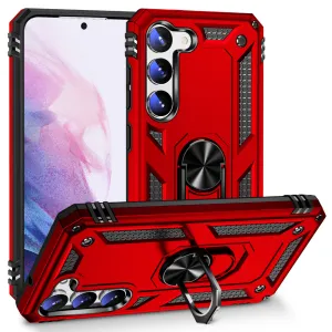 Samsung Galaxy S23 Plus 5G Magnetic Ring Rugged Shockproof Case Heavy Duty Protective Back Cover Galaxy S23  (Red)