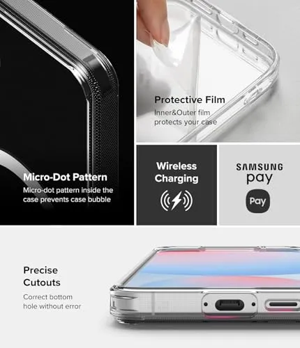 Samsung Galaxy S24 FE Back Cover Case | Fusion Magnetic  - Clear