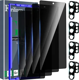Samsung Galaxy S24 Plus 4 Pack Tempered Glass Camera Lens Protector Phone Case