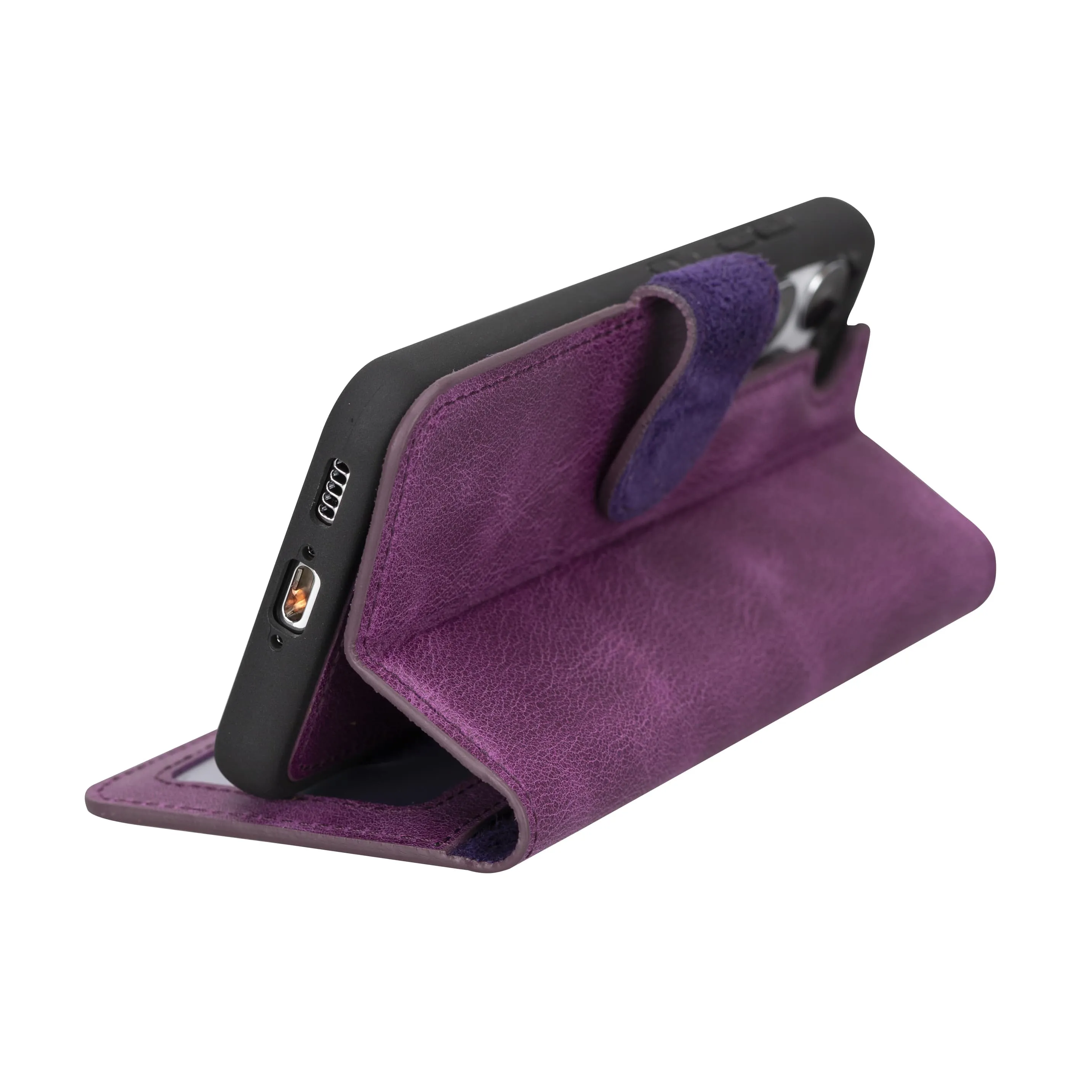Samsung Galaxy S25 Magnetic Detachable Leather Wallet Case