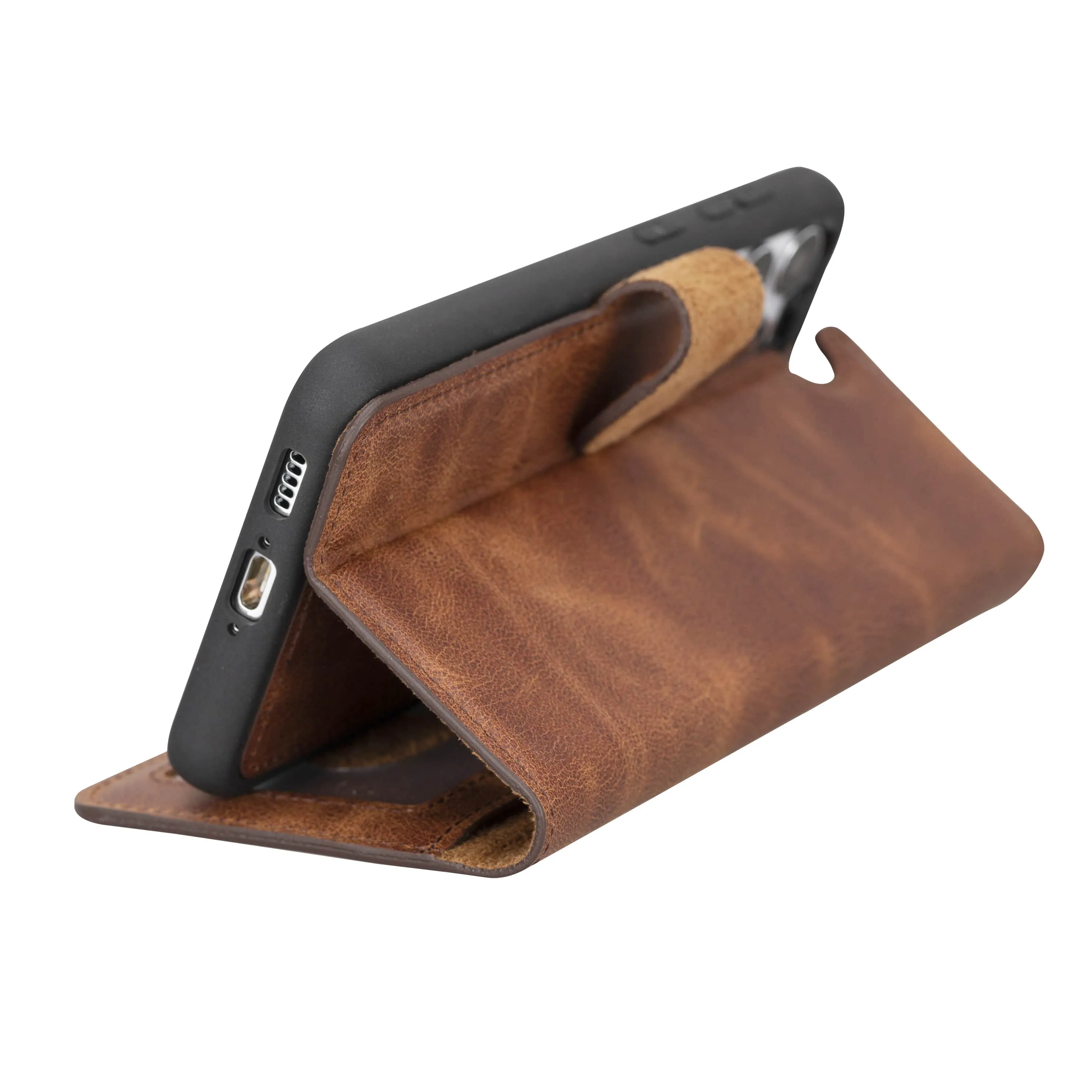Samsung Galaxy S25 Magnetic Detachable Leather Wallet Case