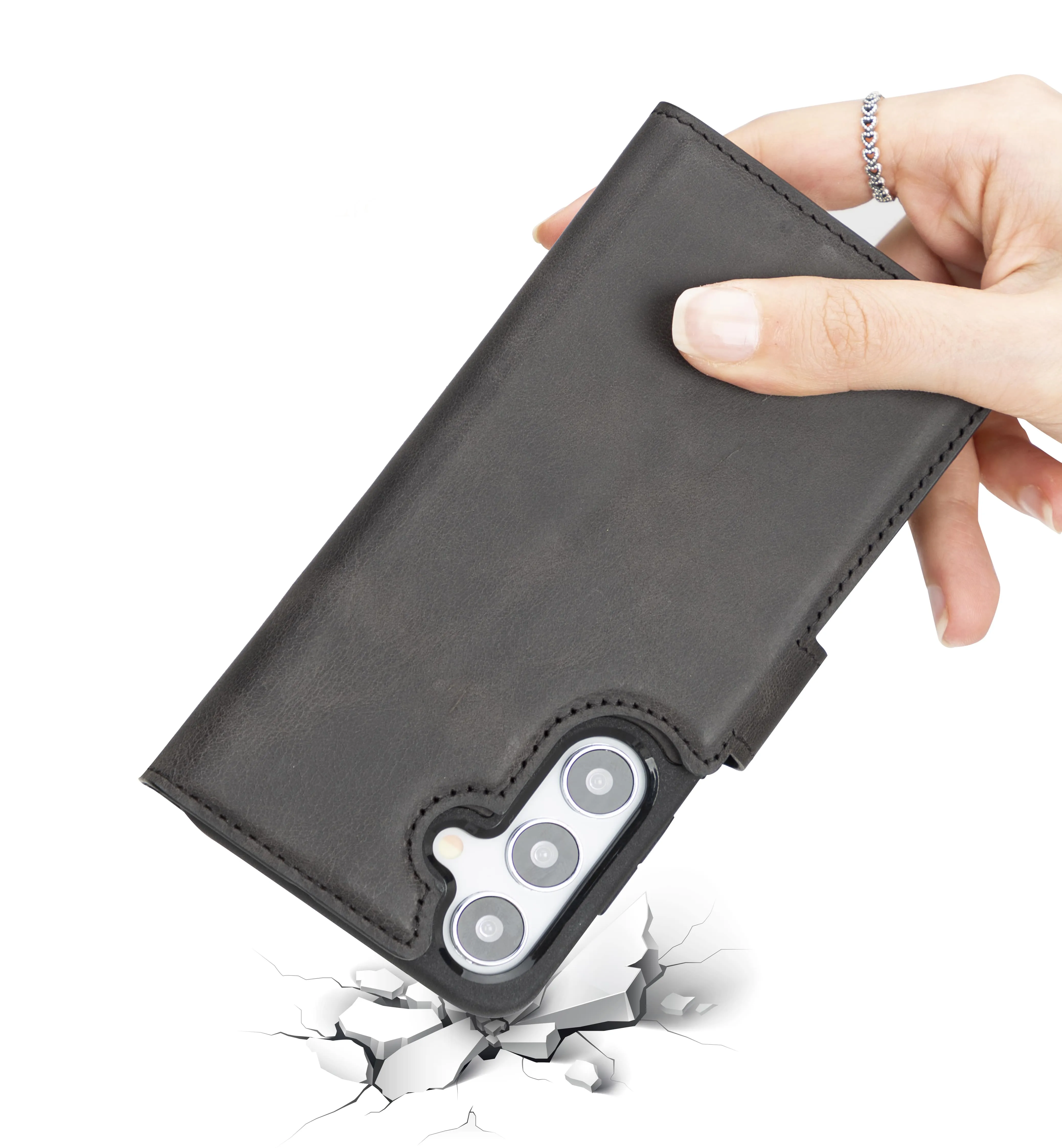 Samsung Galaxy S25 Plus Leather Wallet Case