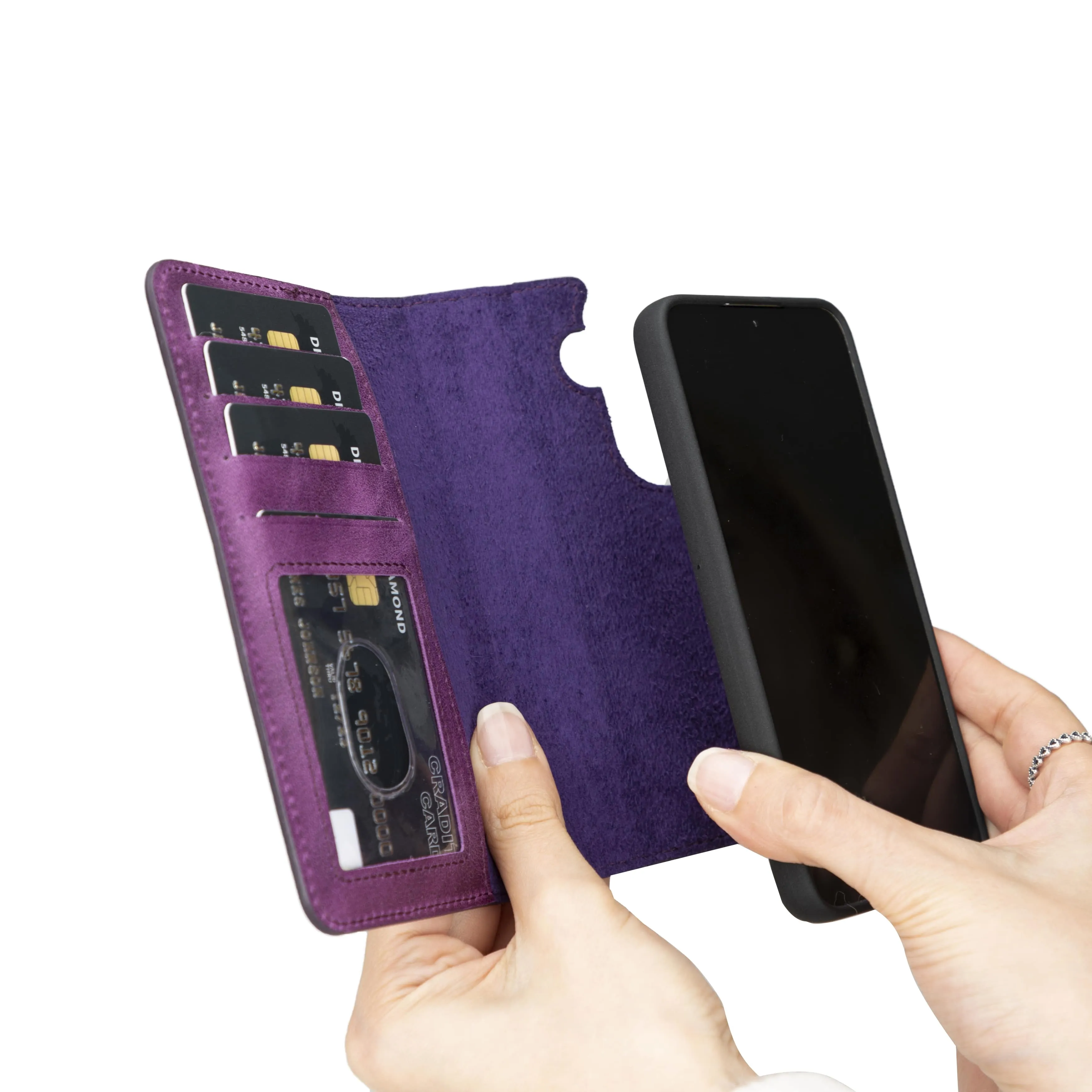 Samsung Galaxy S25 Plus Leather Wallet Case