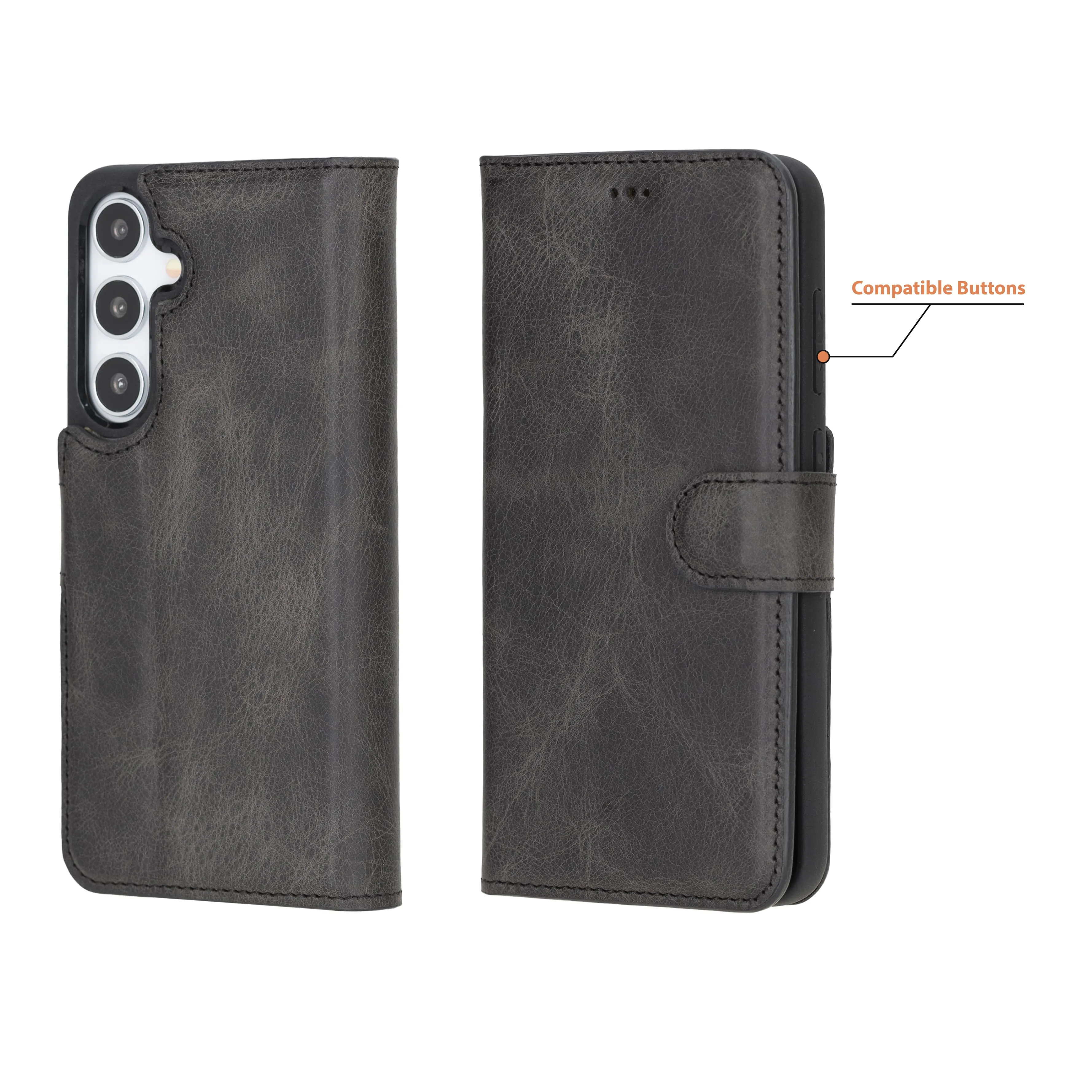 Samsung Galaxy S25 Plus Leather Wallet Case