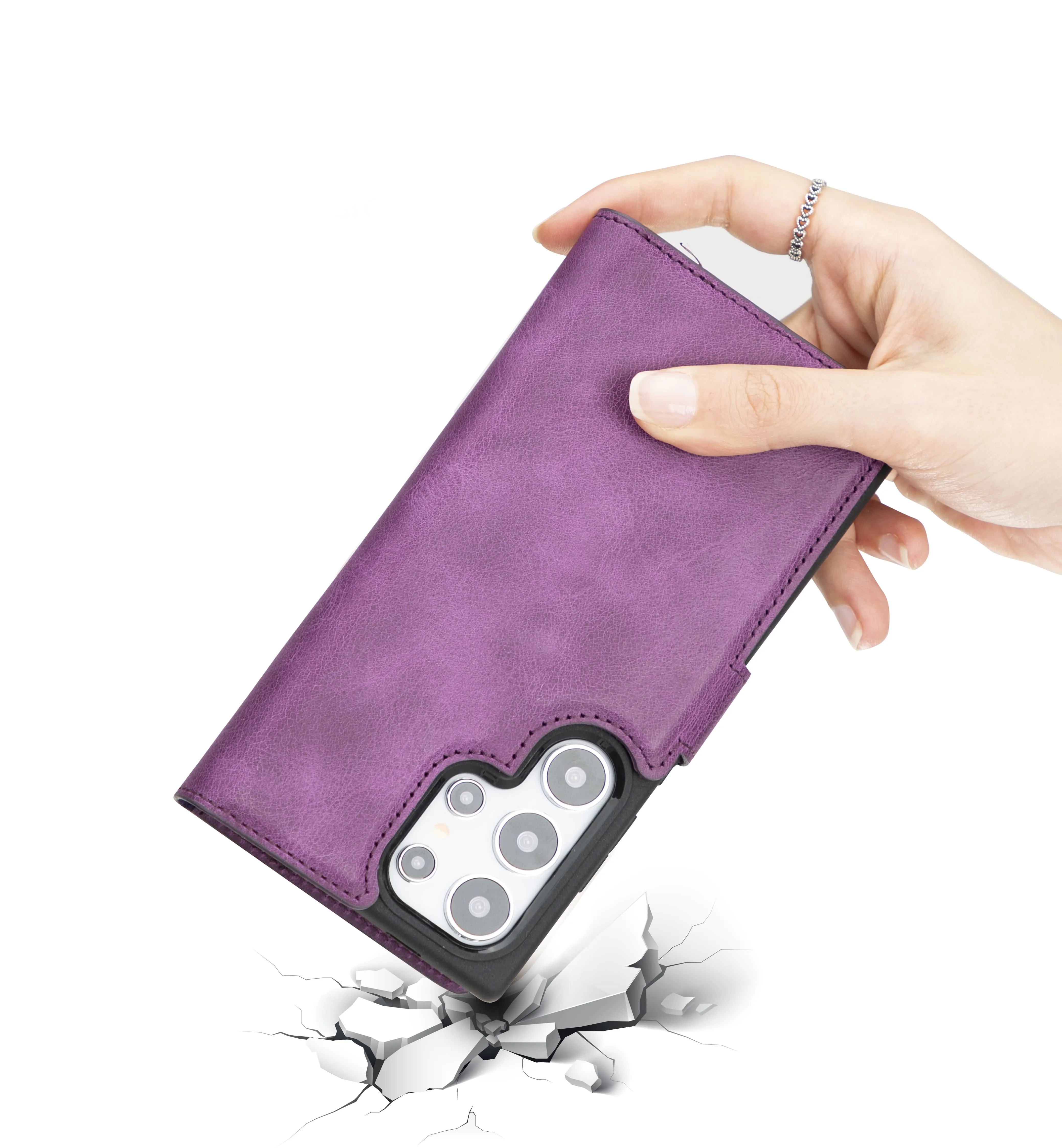 Samsung Galaxy S25 Ultra Leather Wallet Case