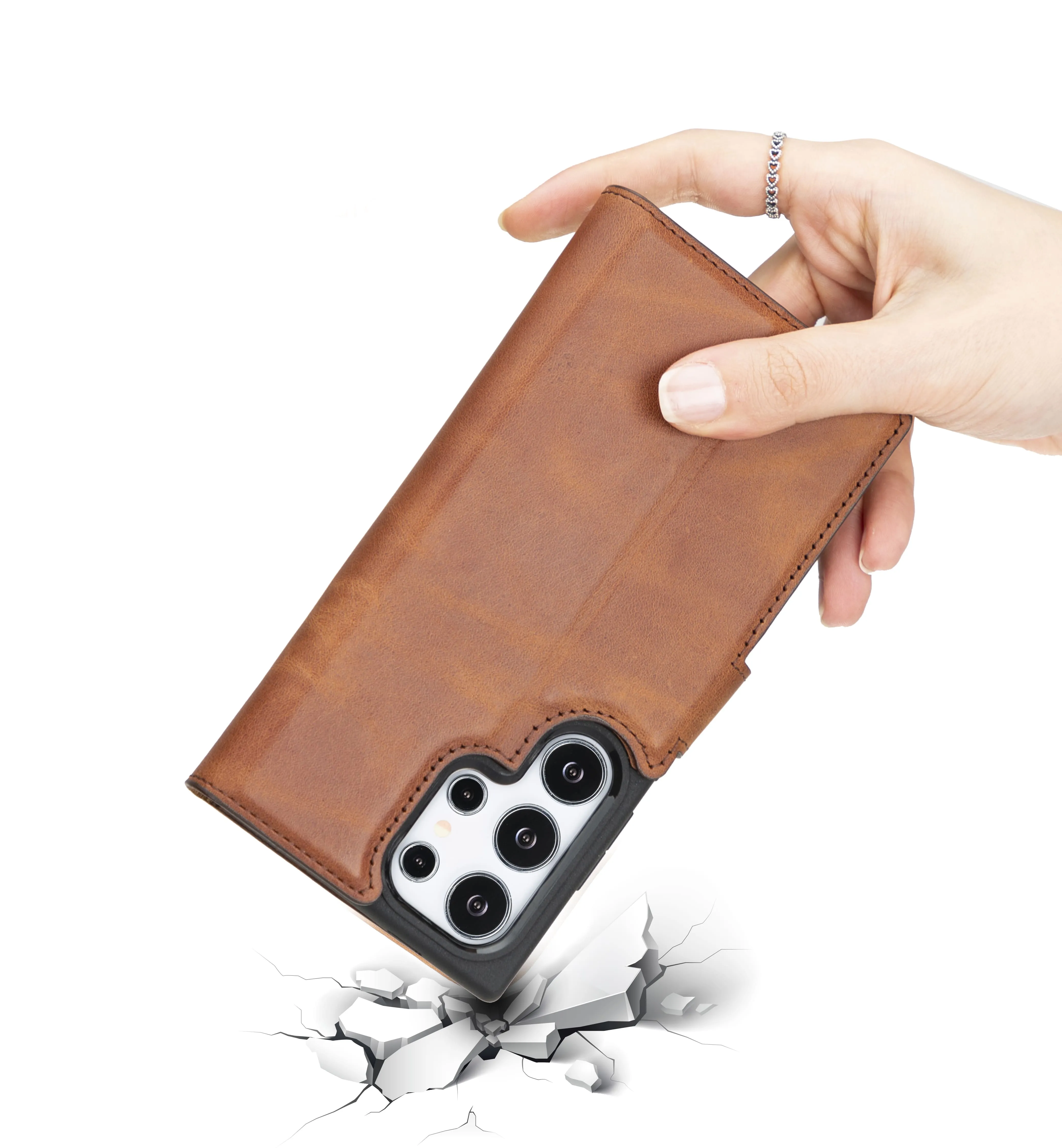 Samsung Galaxy S25 Ultra Leather Wallet Case