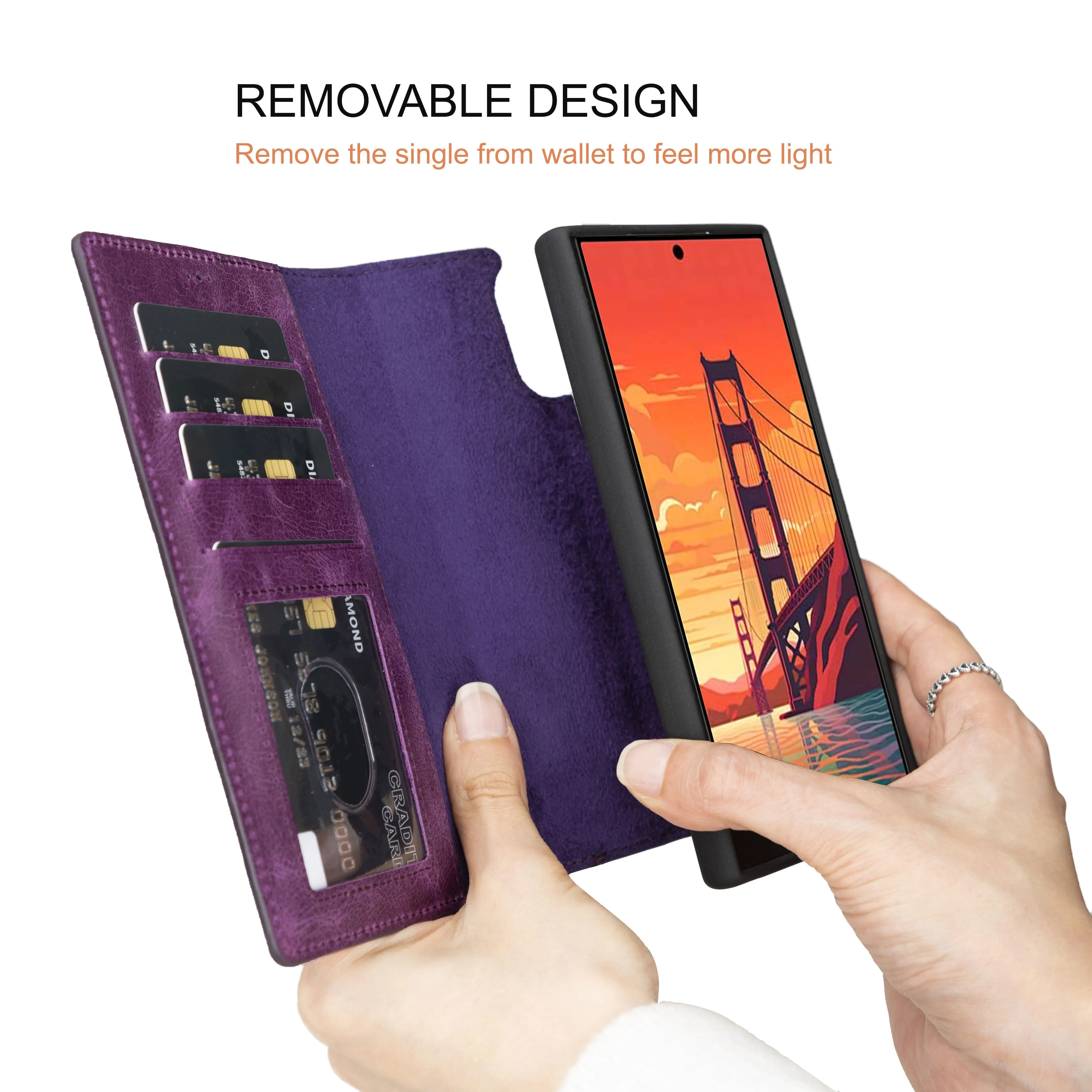 Samsung Galaxy S25 Ultra Leather Wallet Case