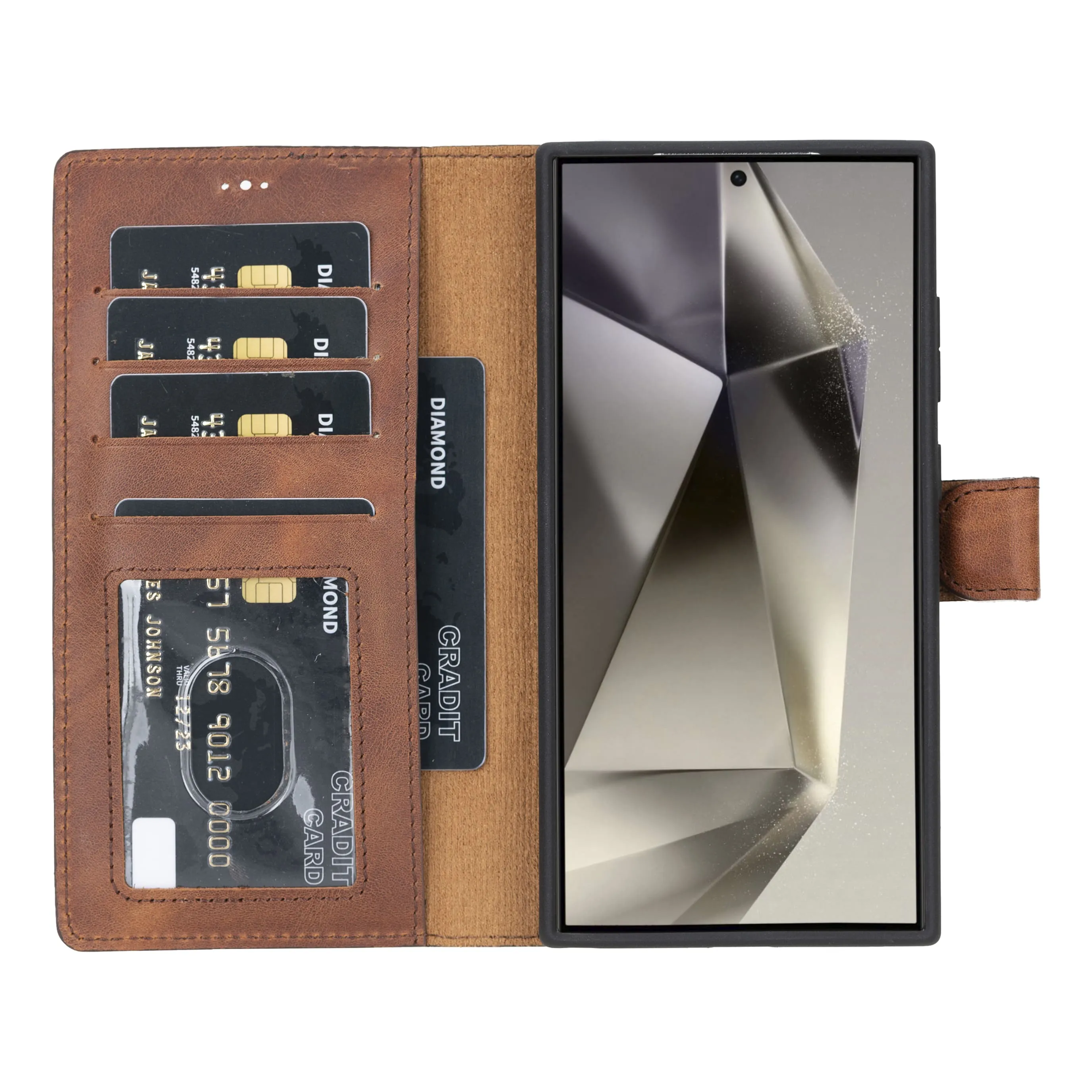 Samsung Galaxy S25 Ultra Leather Wallet Case