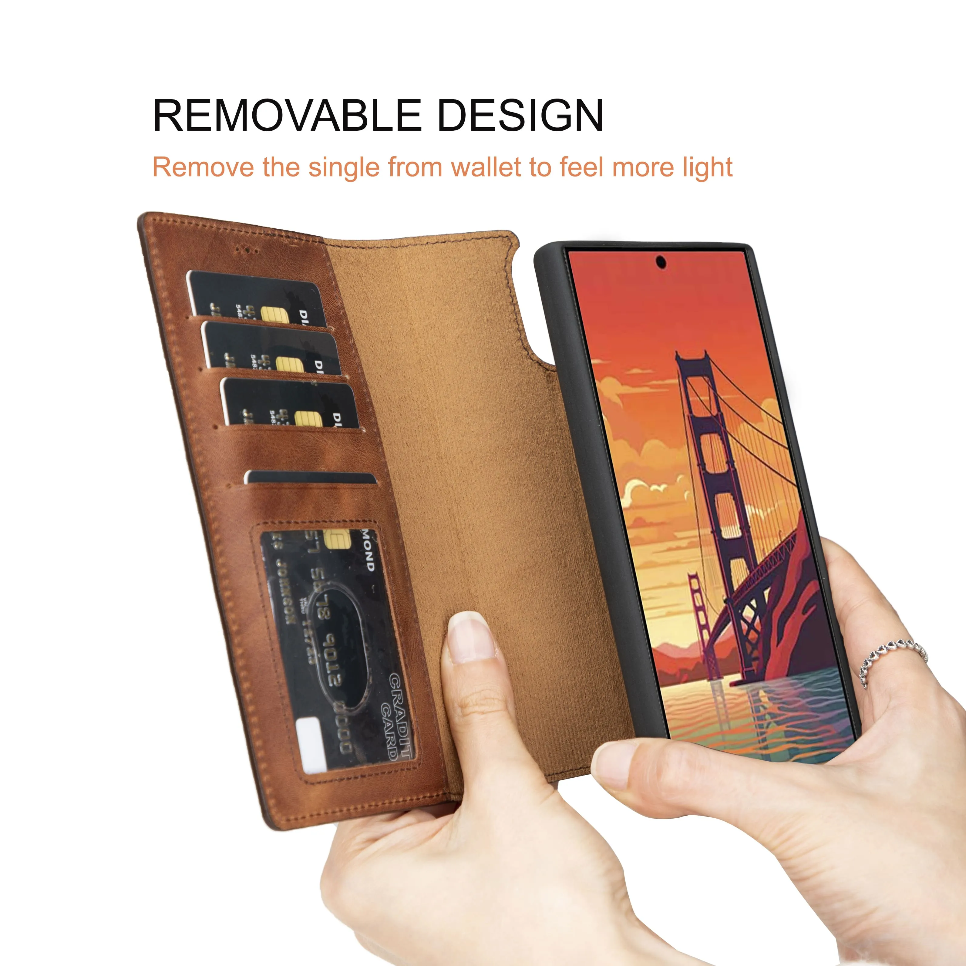 Samsung Galaxy S25 Ultra Leather Wallet Case