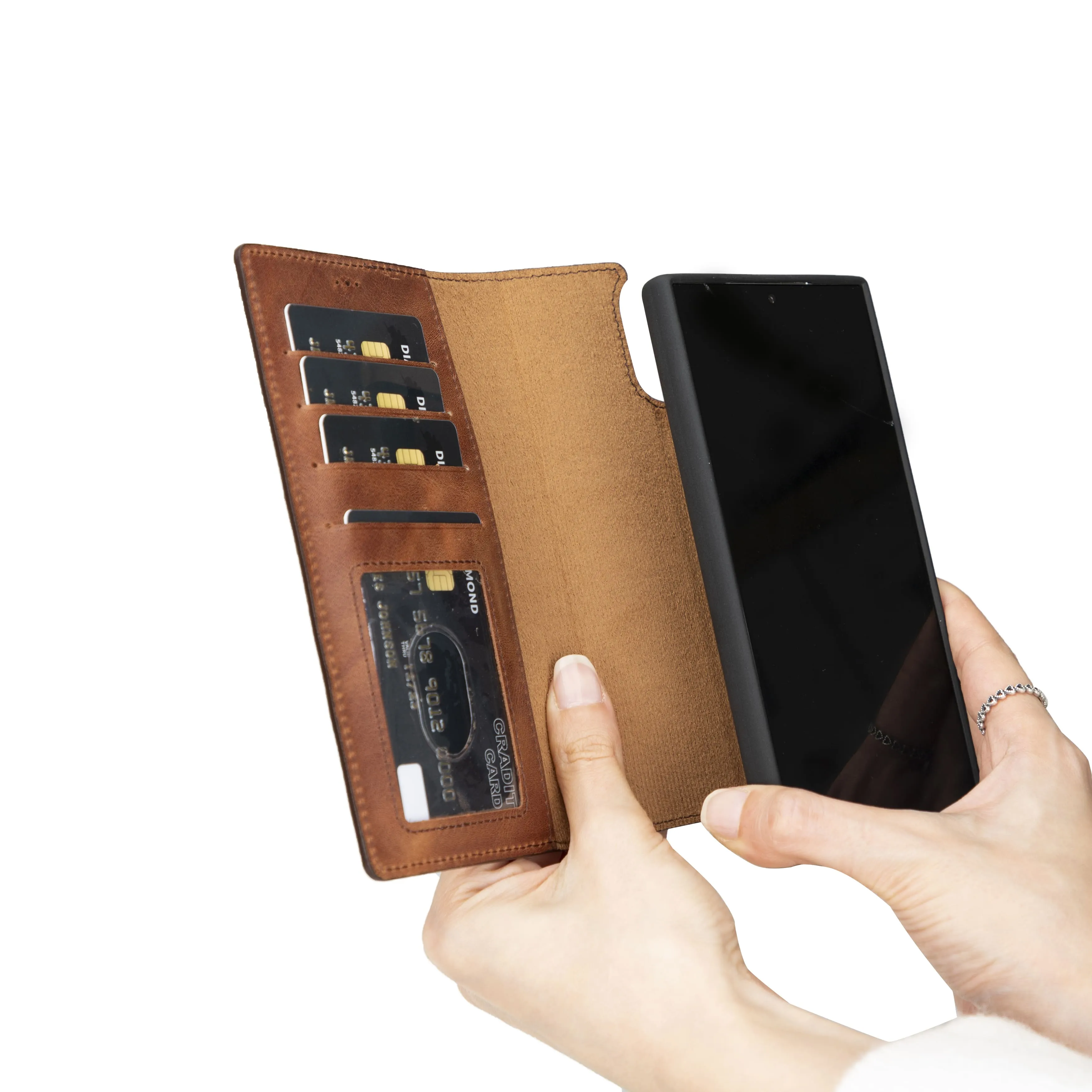 Samsung Galaxy S25 Ultra Leather Wallet Case