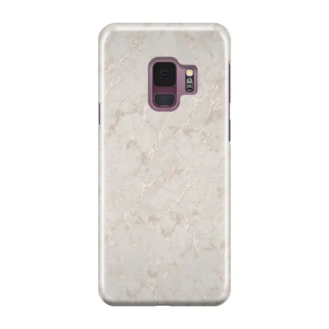 Samsung Galaxy S9 hard case protective cover Marble Marble - White / Rosé