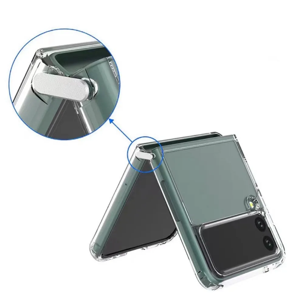 Samsung Galaxy Z Flip4 5G Hybrid Hardcase Cover TPU Bumper   Plastic Back - Transparent