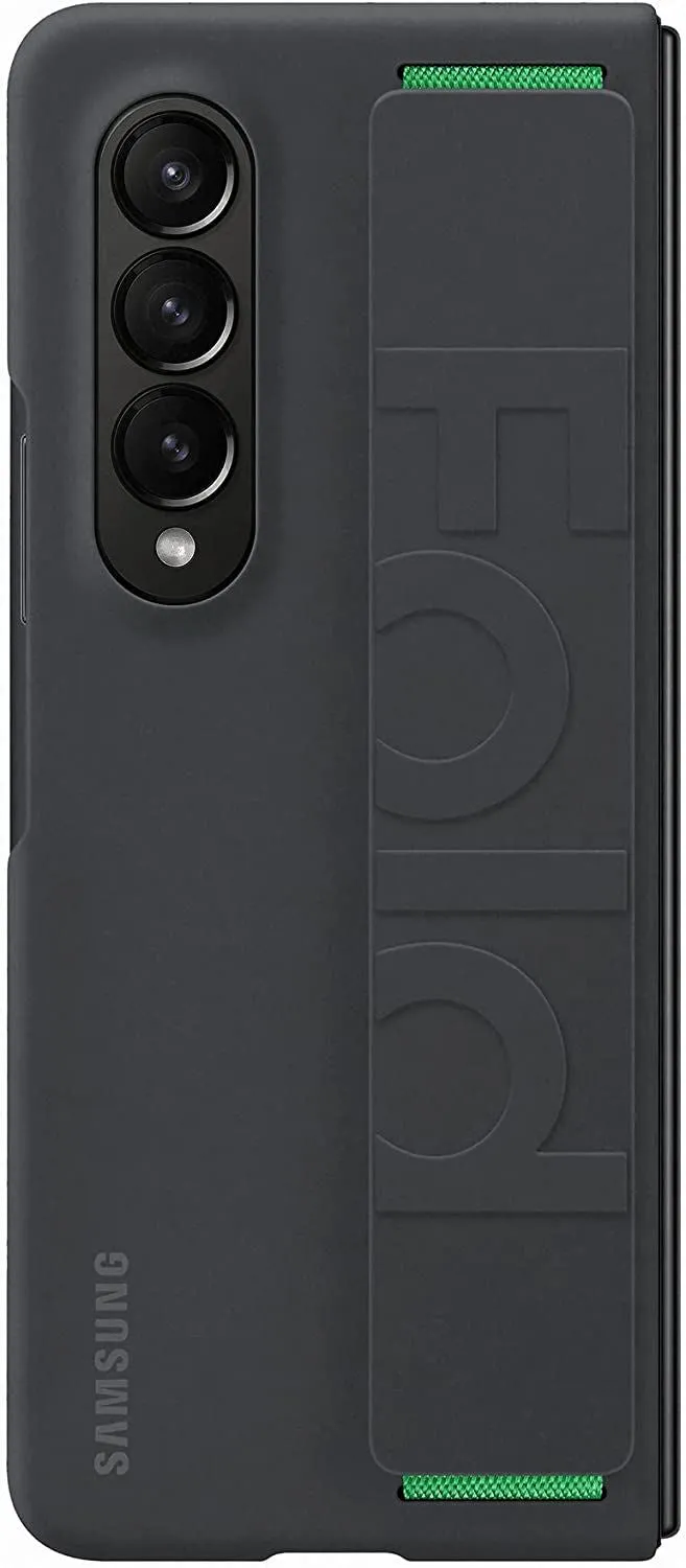 Samsung Galaxy Z Fold 4 Silicone Grip Cover Black - EF-GF936TBEGWW