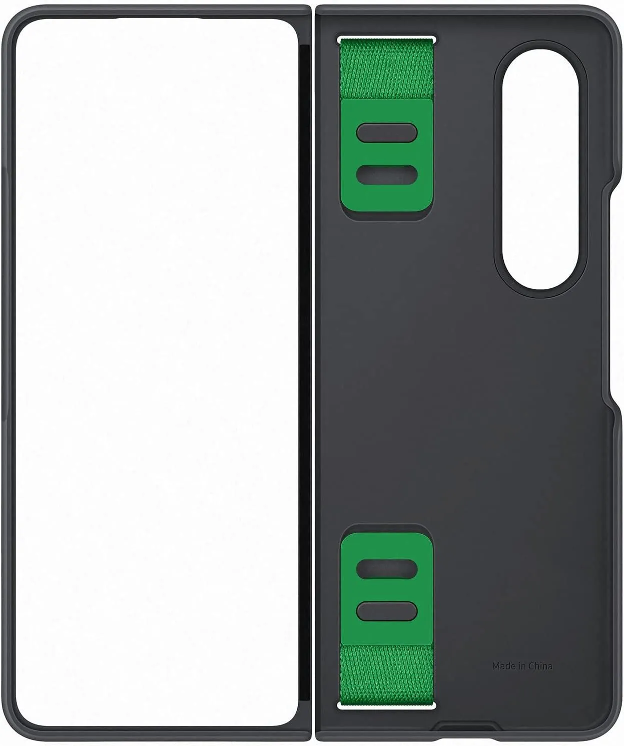 Samsung Galaxy Z Fold 4 Silicone Grip Cover Black - EF-GF936TBEGWW