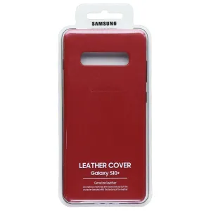 Samsung Official Leather Cover for Samsung Galaxy S10  (Plus) - Red