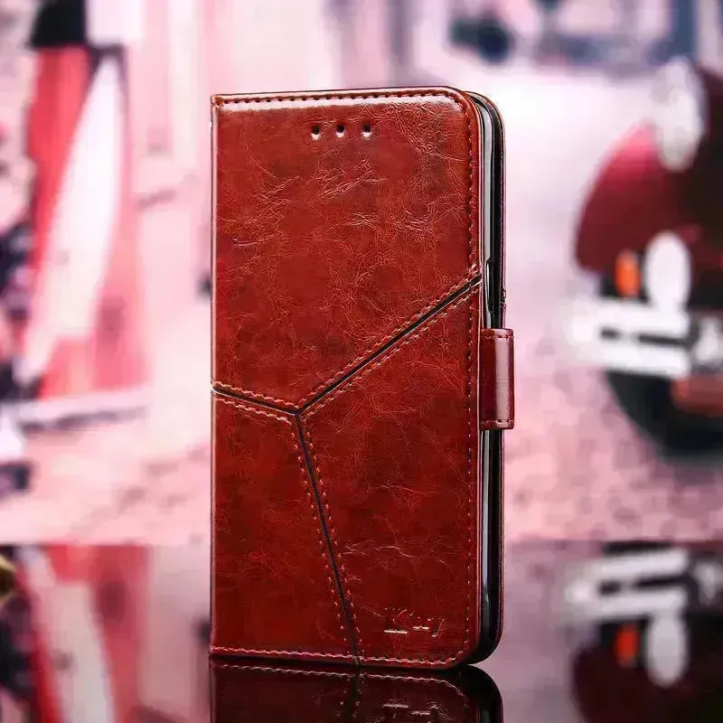 Samsung S10 creative Leather Protective  phone case