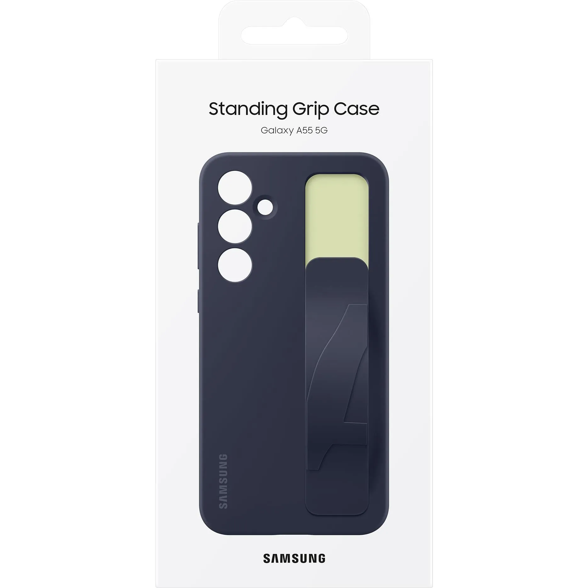 Samsung Standing Grip Case for Galaxy A55 (Blue Black)