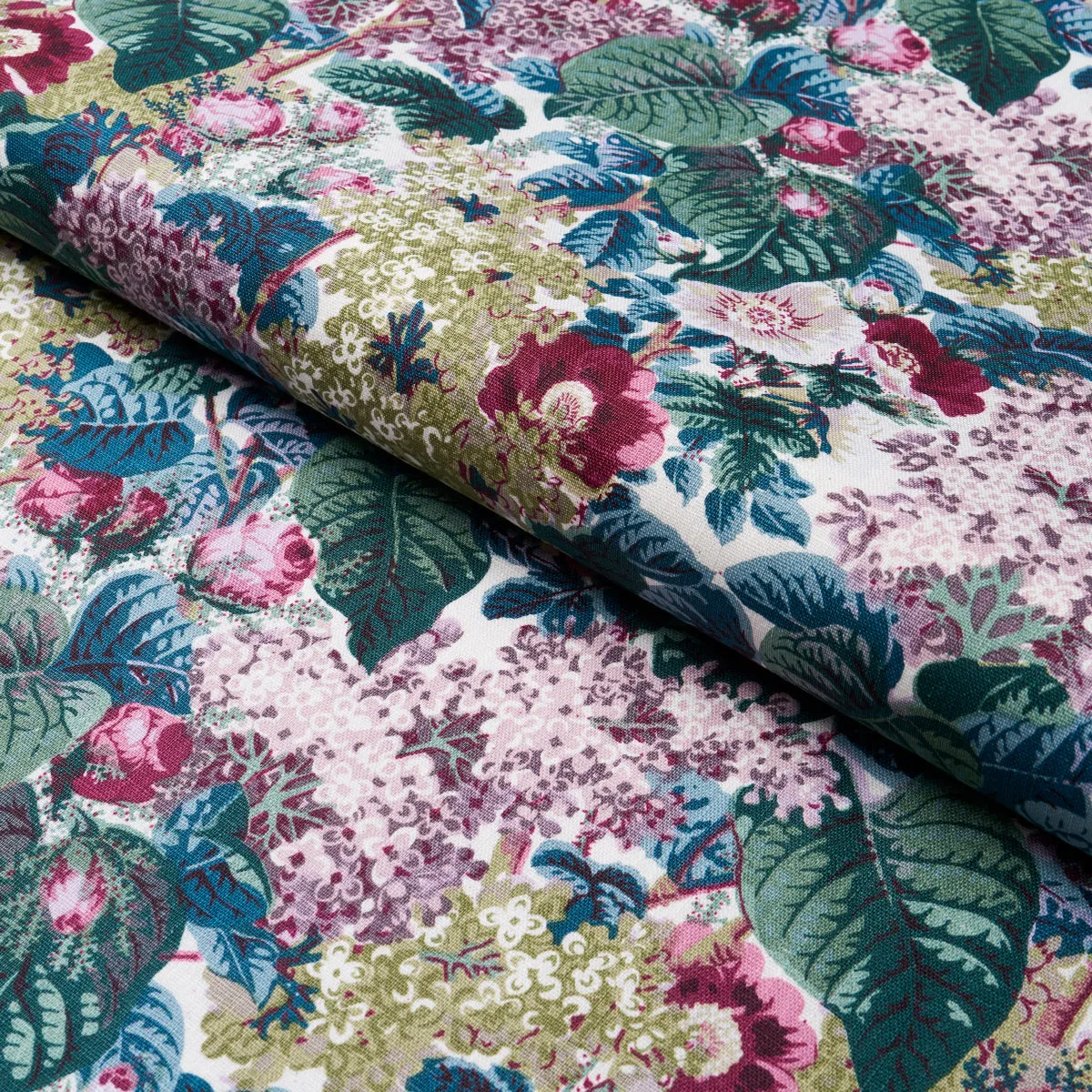 Schumacher Flora'S Fleurs Plum Fabric