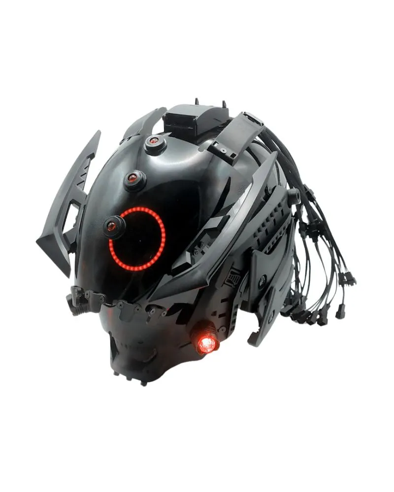 Sci-Fi Cyberpunk Led Helmet