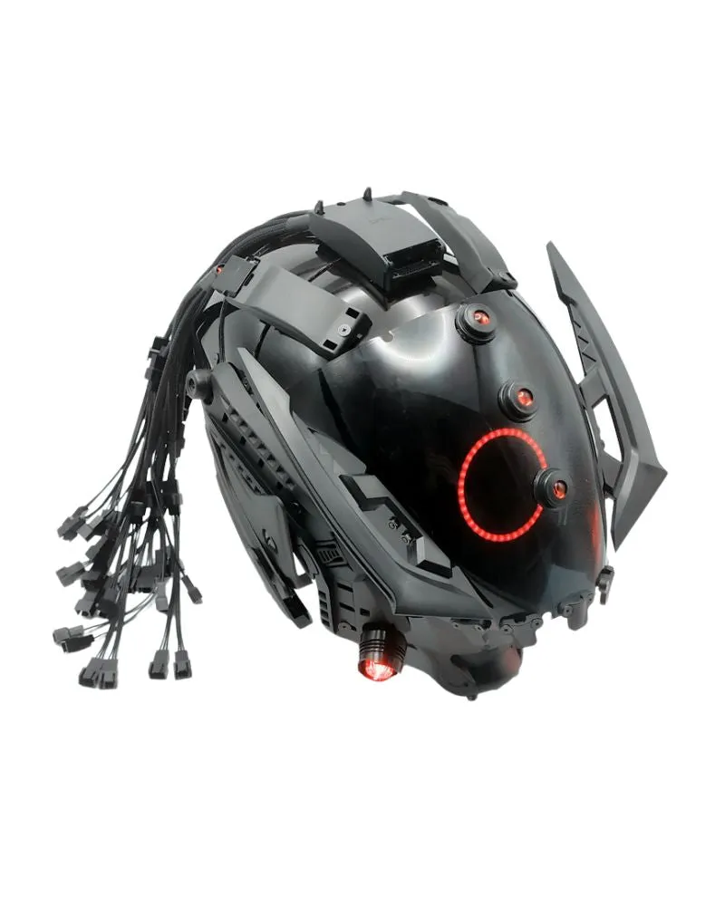 Sci-Fi Cyberpunk Led Helmet
