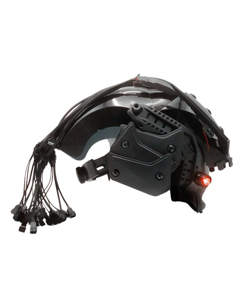 Sci-Fi Cyberpunk Led Helmet